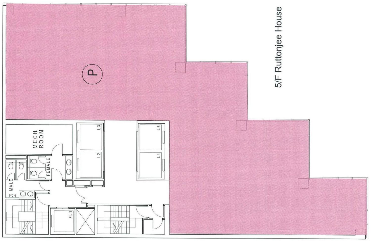 Unit 5/F floor plan
